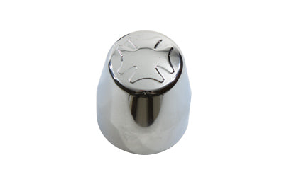 Chrome Rear Axle Nut Caps Maltese Style