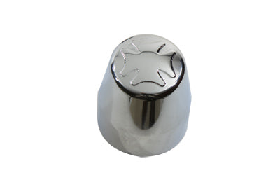 Chrome Rear Axle Nut Caps Maltese Style