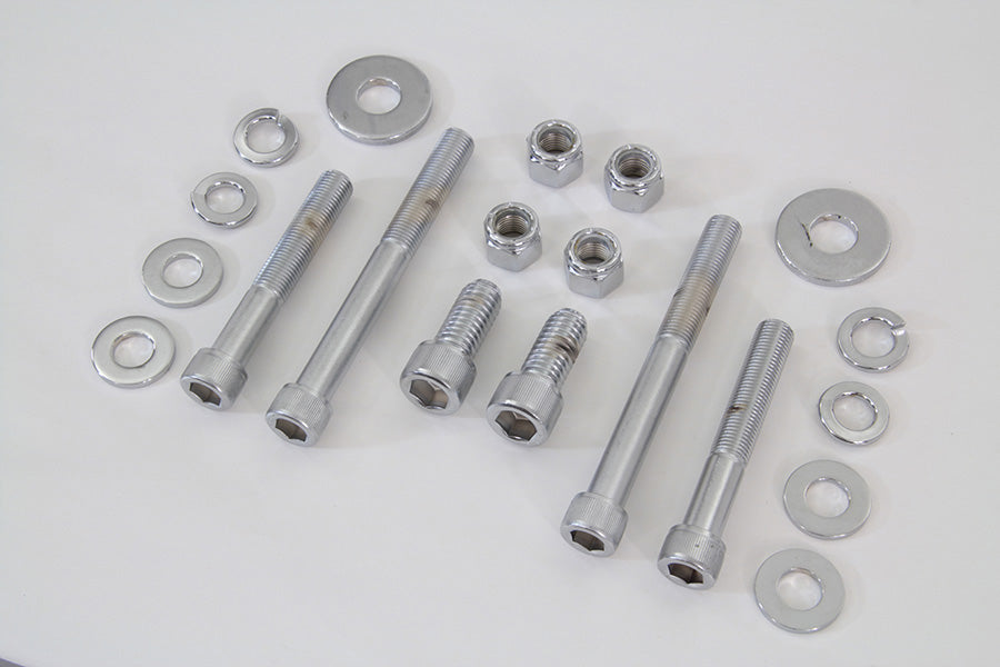 Chrome Engine Case Allen Bolt Kit
