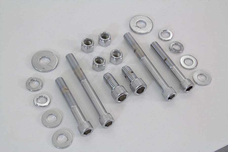 Chrome Engine Case Allen Bolt Kit