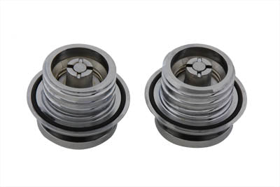 Pop-Up Gas Cap Set Chrome