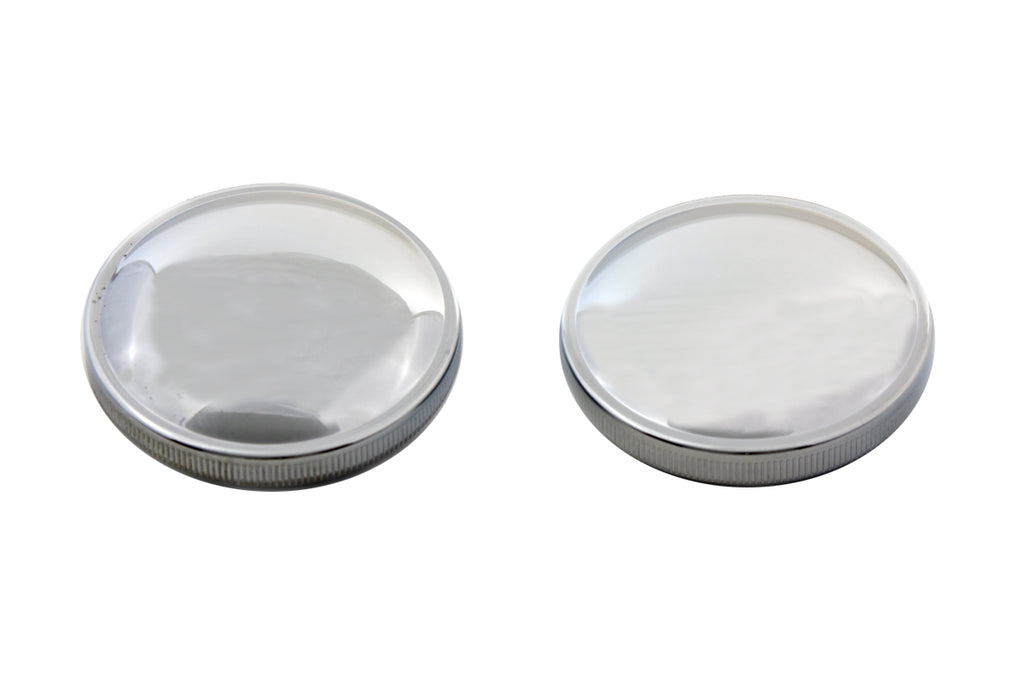 Stock Style Gas Cap Set Vented and Non-Vented Chrome