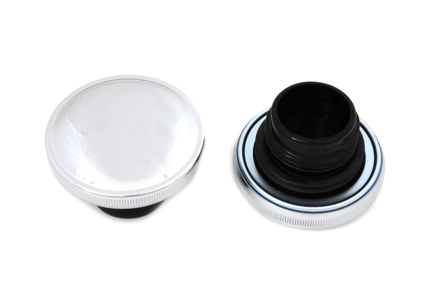 Ratcheting Style Gas Cap Set Vented and Non-Vented Chrome
