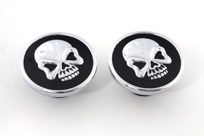 Skull Style Gas Cap Set Vented and Non-Vented