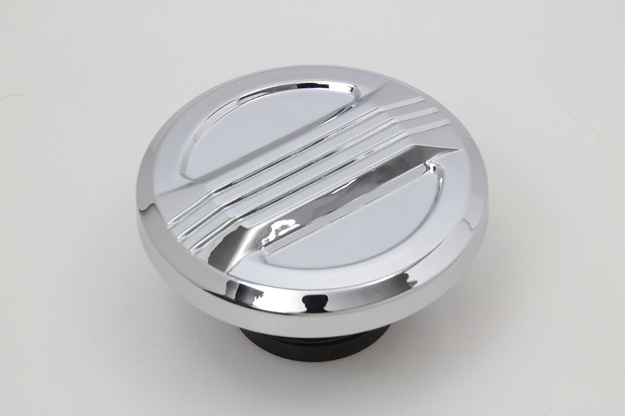 Air Flow Gas Cap Vented Chrome