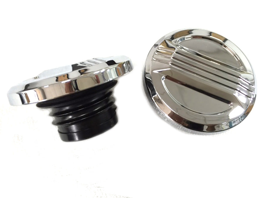 Air Flow Gas Cap Set Chrome