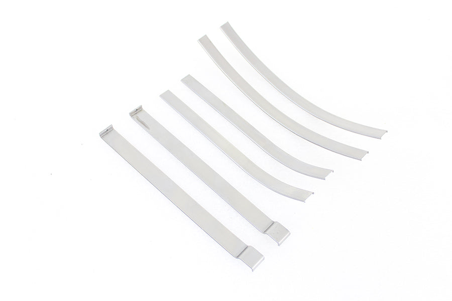 Emblem/Trim Mount Strip Set Raw Steel