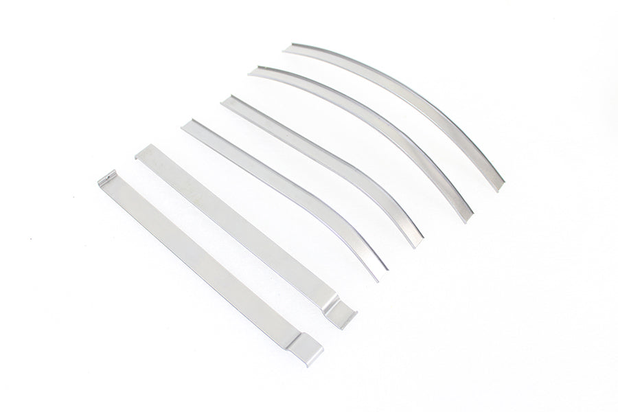 Emblem/Trim Mount Strip Set Raw Steel