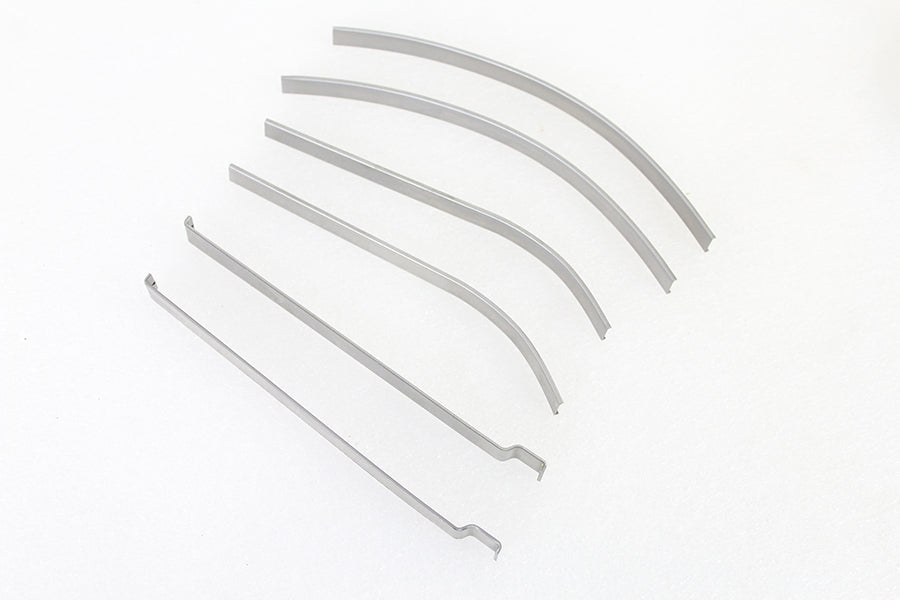 Emblem/Trim Mount Strip Set Raw Steel