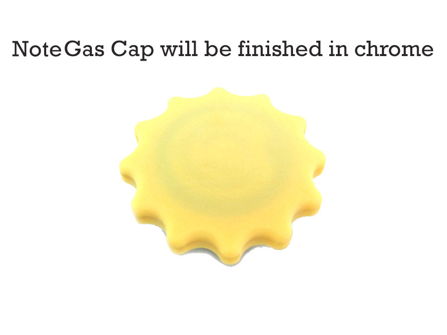 Sprocket Gas Cap Vented Chrome