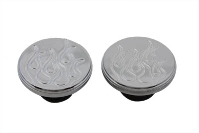 Flame Style Gas Cap Set Vented and Non-Vented