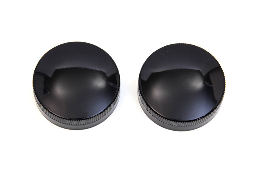 Gas and Oil Cap Set Black