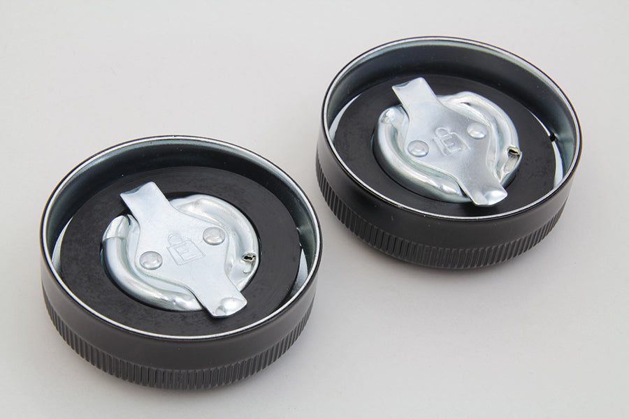 Gas and Oil Cap Set Black