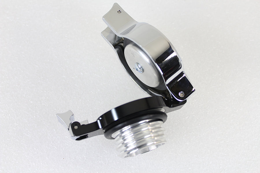 Flip Up Gas Cap Vented Chrome