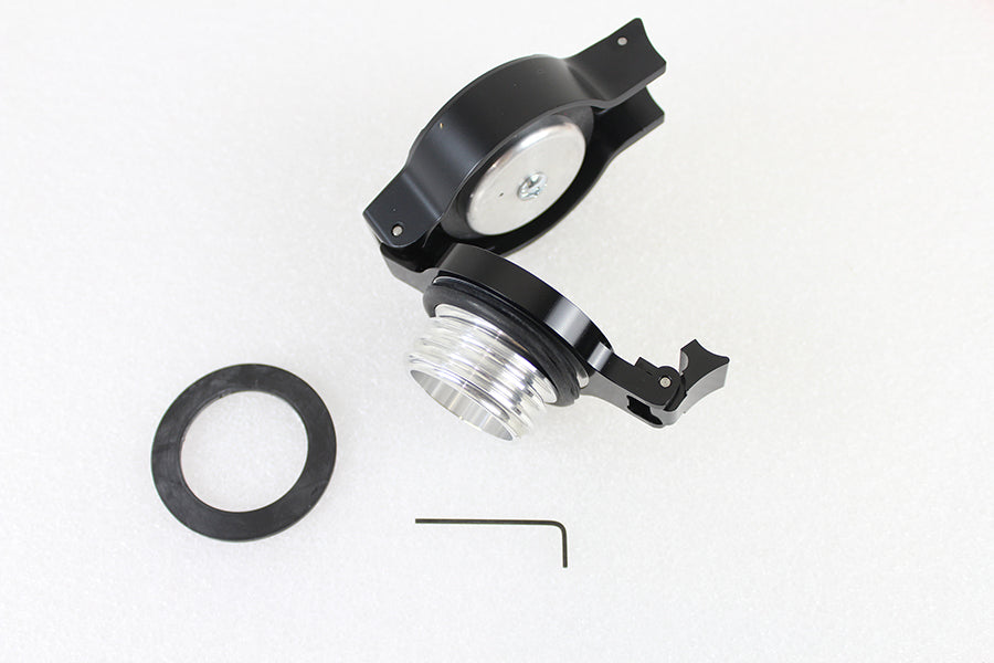 Flip Up Gas Cap Vented Black