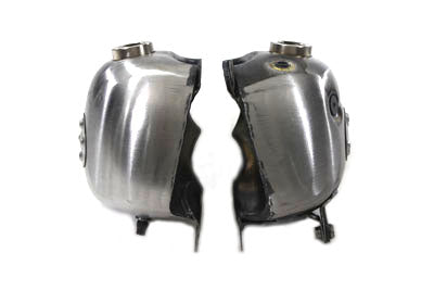 Bobbed 3.5 Gallon Handshift Gas Tank Set