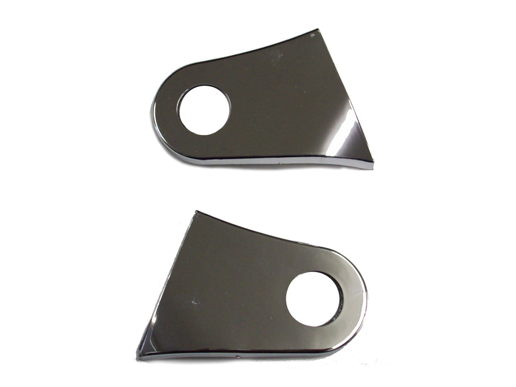 Chrome Gas Tank Bracket Cover Set