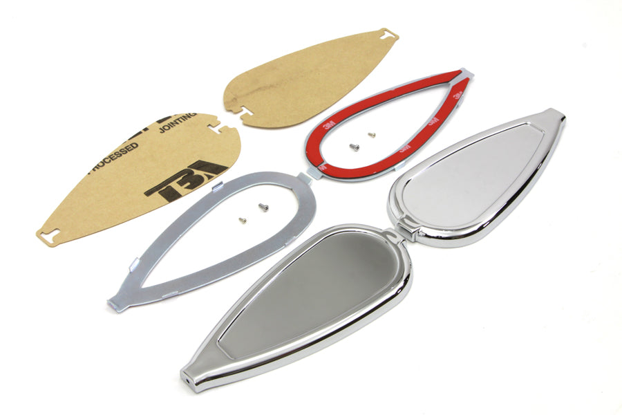 Tear Drop Gas Tank Emblem Kit