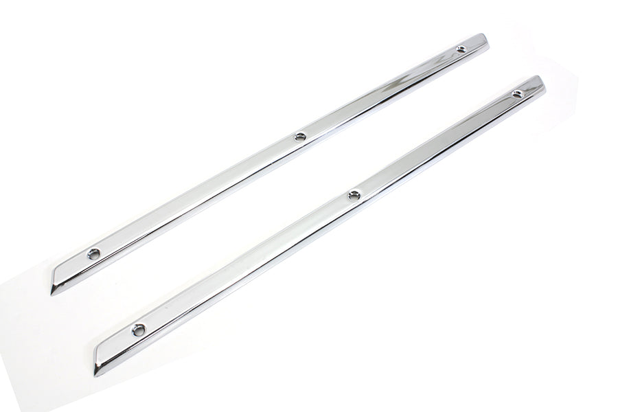 Chrome Steel Emblem Trim Strips