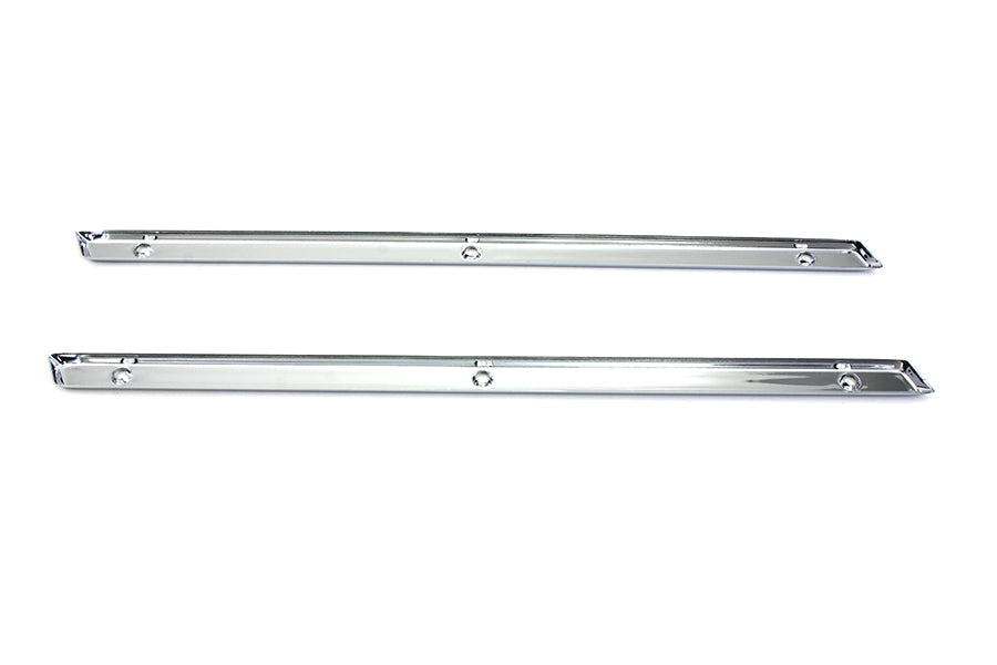 Chrome Steel Emblem Trim Strips