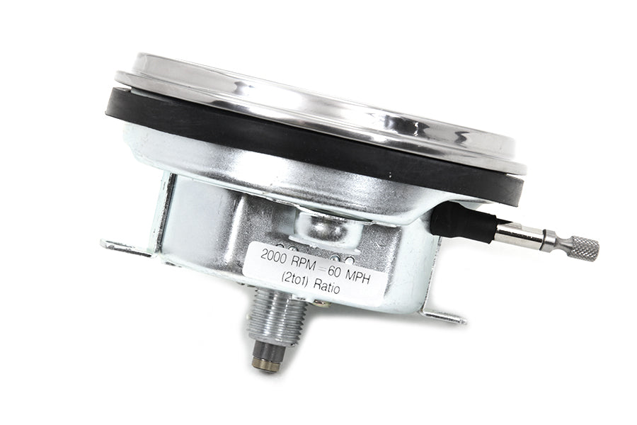 Speedometer with 2:1 Ratio and Red Needle
