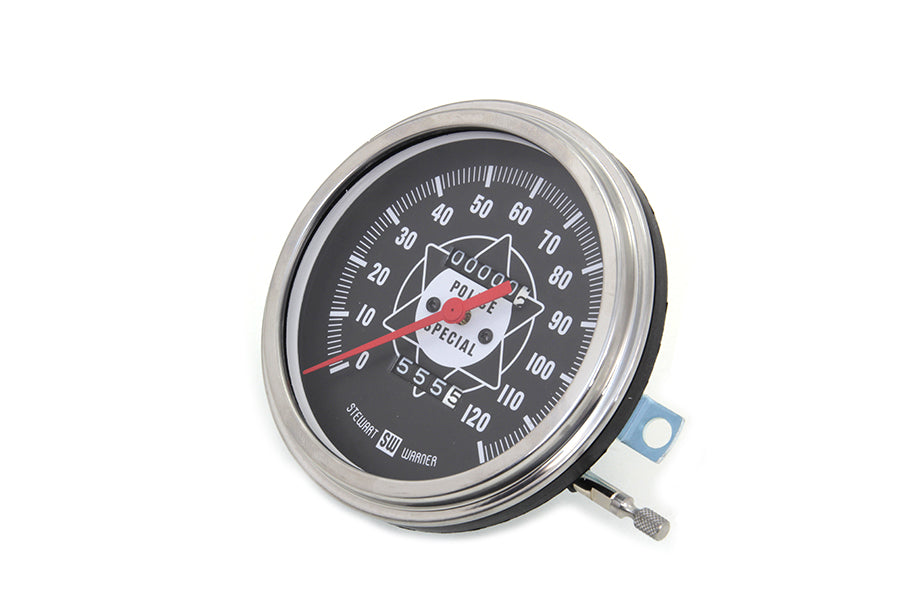 Speedometer with 1:1 Ratio and Red Needle
