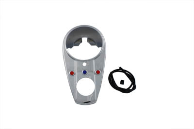 Chrome Three Light Dash Panel