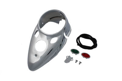 Chrome Cateye Dash Panel