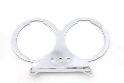 Dual Gauge Mount Bracket Chrome