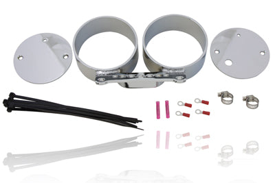Dual Gauge Mount Bracket Chrome