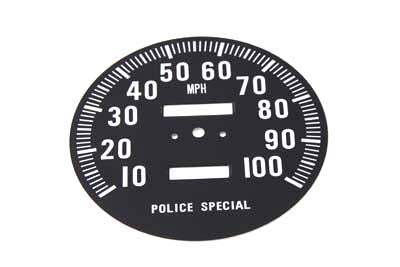 Speedometer Tin Face