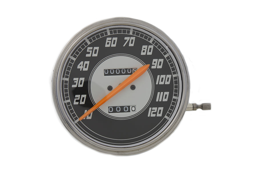 Replica 2:1 Speedometer with Orange Needle