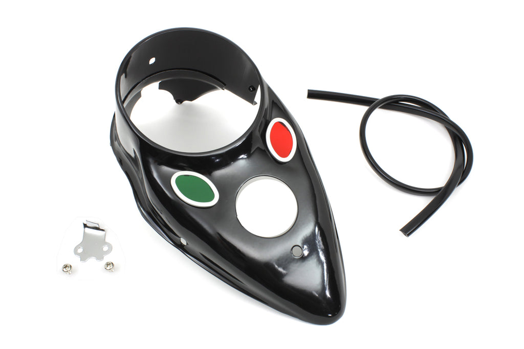 Black Replica Cateye Dash Panel