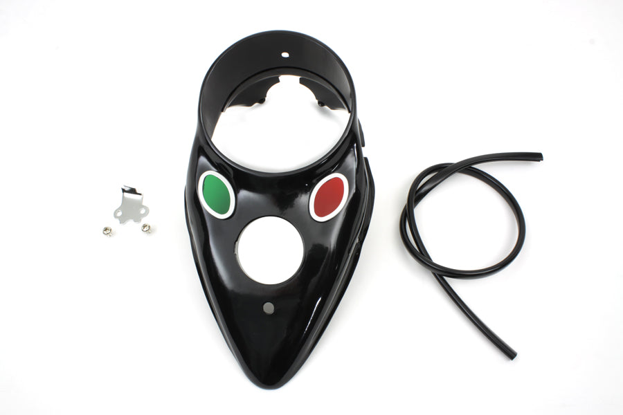 Black Replica Cateye Dash Panel