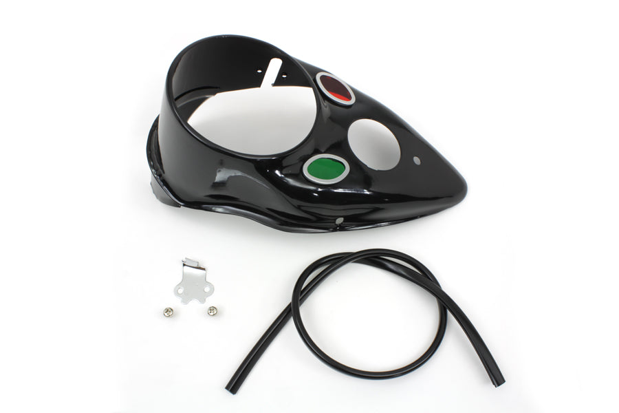 Black Replica Cateye Dash Panel