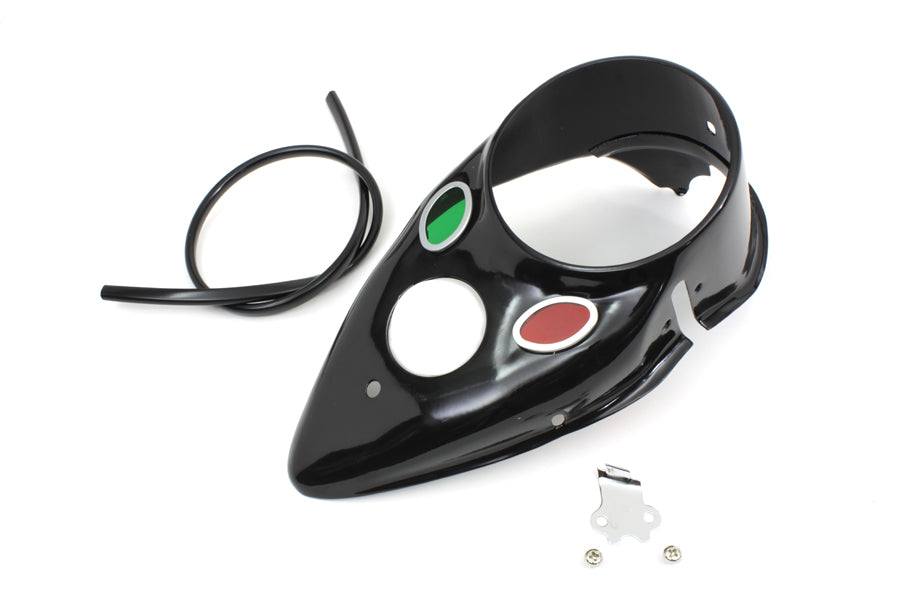 Black Replica Cateye Dash Panel