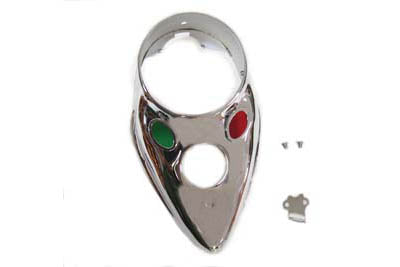 Chrome Replica Cateye Dash Panel