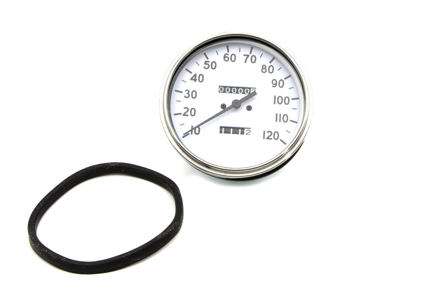 Replica 2:1 Speedometer with Black Needle