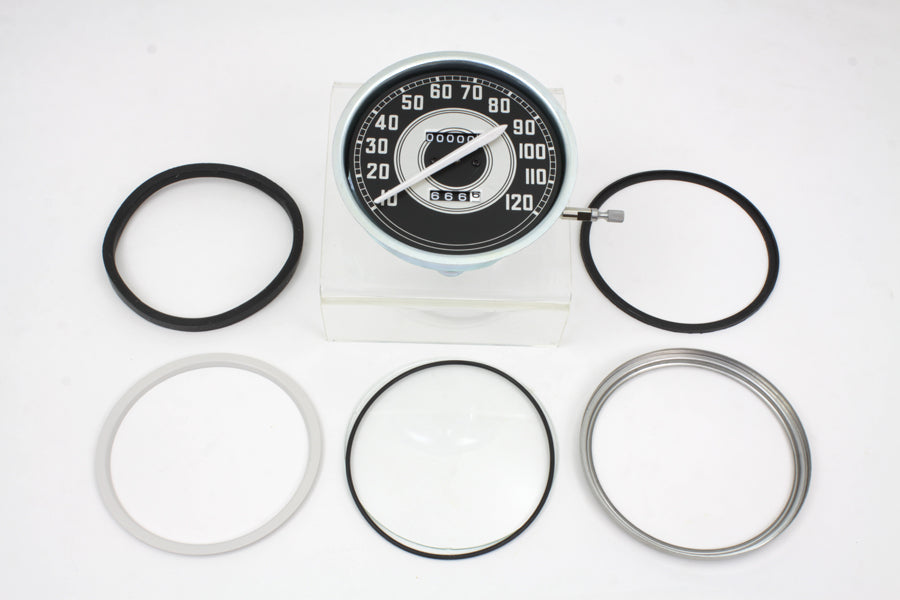 Replica 2:1 Speedometer with White Needle