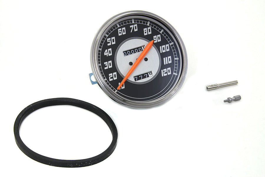 Replica 2:1 Speedometer with Orange Needle