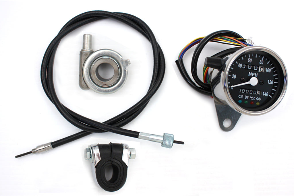 Mini 60mm Speedometer with 2:1 Ratio