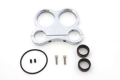 Chrome Billet 48mm Dual Gauge Mount