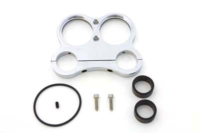 Chrome Billet 48mm Dual Gauge Mount