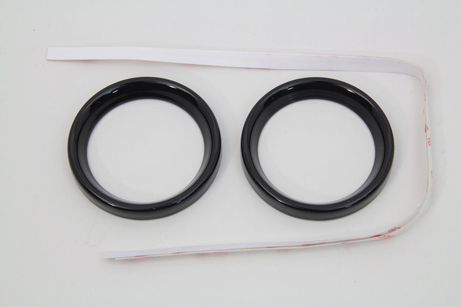 2 Gauge Bezel Cover Kit with a Black Finish