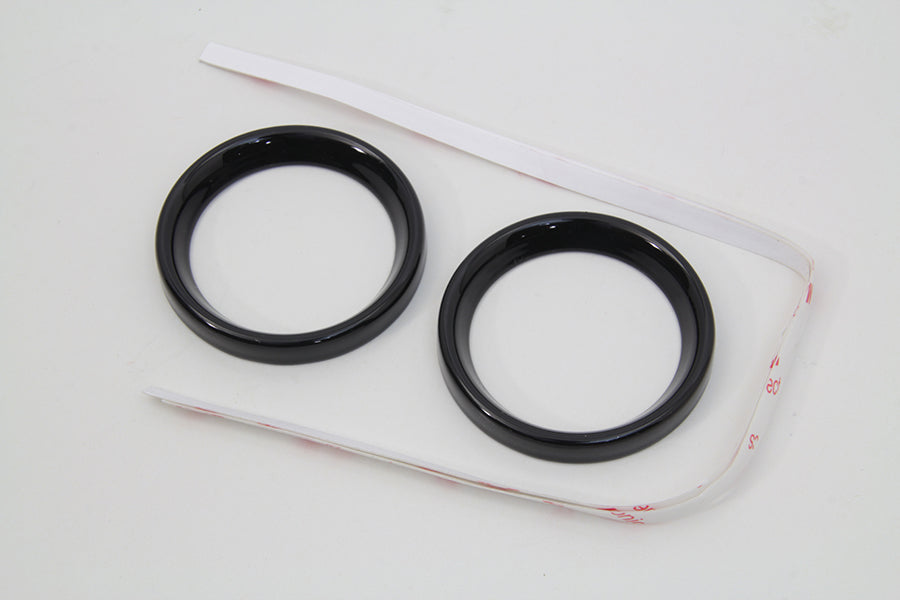 2 Gauge Bezel Cover Kit with a Black Finish