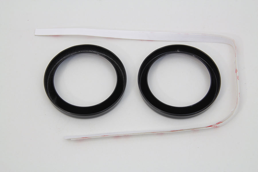 2 Gauge Bezel Cover Kit with a Black Finish
