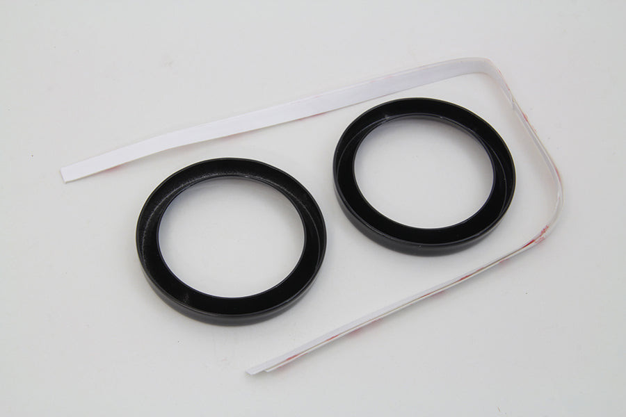 2 Gauge Bezel Cover Kit with a Black Finish