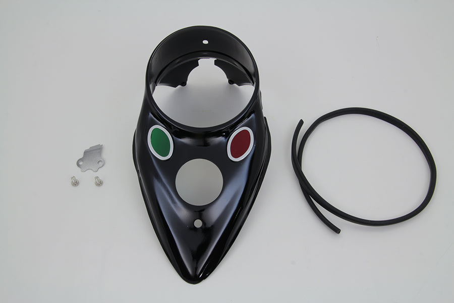 Black Cateye Dash Panel