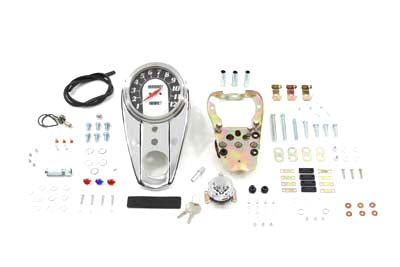 Chrome Three Light Dash Cover Kit with 2240:60 Ratio Speedom