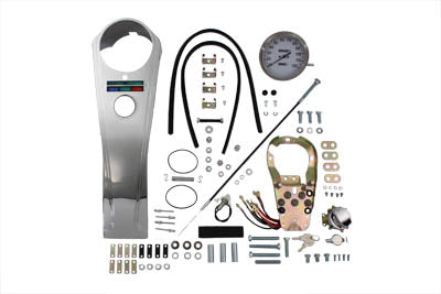 Long Rider Style Dash Kit with 2:1 Speedometer